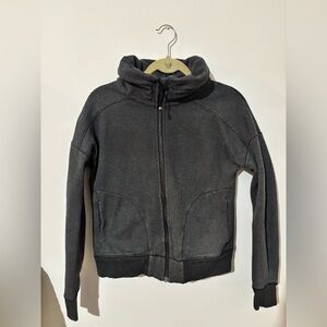 Lululemon Hug It Out Charcoal Full-Zip Jacket